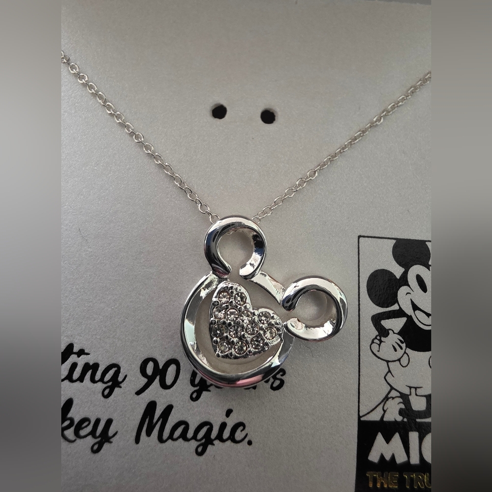 Disney Mickey Mouse Silver Necklace - Picture 6 of 9